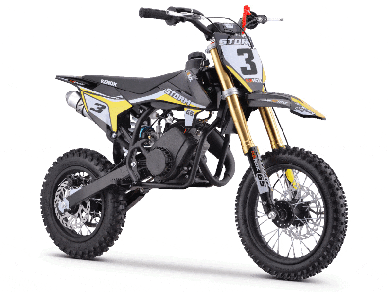 Pocket bike Storm 65cc Jaune